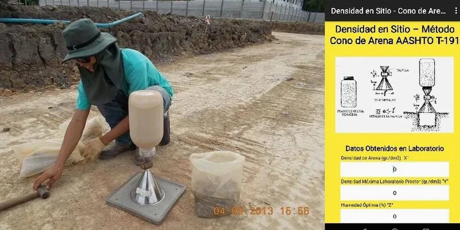 Densidad de Campo con Cono de Arena en Osorno: Control Real en Terreno